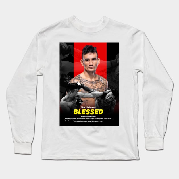 Max Holloway vs Korean Zombie Long Sleeve T-Shirt by DeathAnarchy